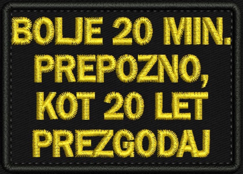 20 MIN PREPOZNO